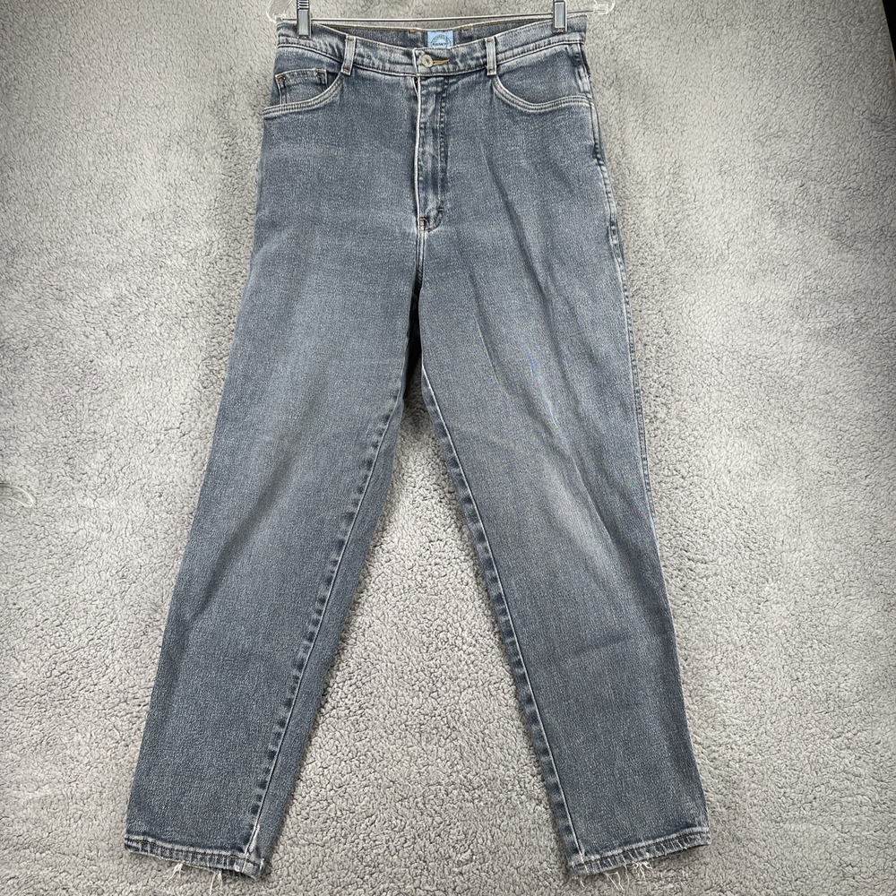 Vintage Jordache Studio Womens 14x30 Jeans High Waist Made In USA Mom Jeans Blue